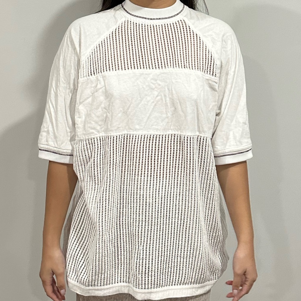 UO White Knit Top
